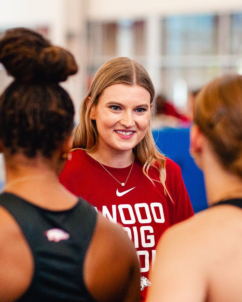 RazorbackGym's tweet photo. Happy National Coaches Day to the four best in the biz! 🐗

We can’t thank you enough for all the work you do to make us better in the gym and out ❤️ https://t.co/ZQU6tI8ftu