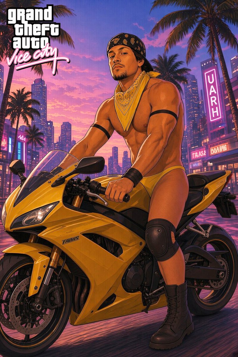 male___stripper's tweet photo. Are we getting male strippers in GTA VI? 🤩🌴
#malestripper #malestrippers #maleexoticdancer #thonger #thongmen #thongman #manthong #guysinthongs #gaymer #gaymers #GTA6 #GTAVI #vicecity #hung #bulge https://t.co/yjRZA4CoaT
