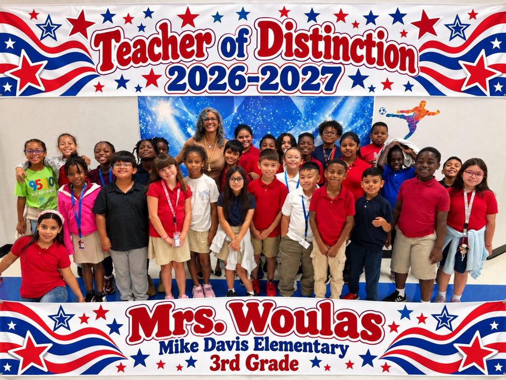 MDE_Stars's tweet photo. We are proud to announce our 2026-2027 Teacher of Distinction - Mrs. Woulas! https://t.co/xDqks6r67E