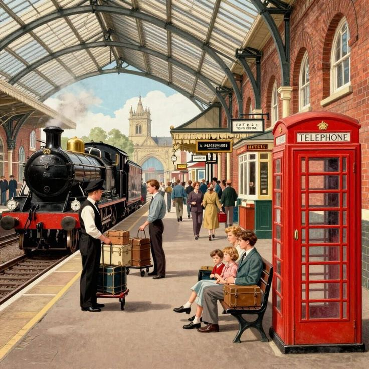 Natalie9yi's tweet photo. Look closely 👀

Can you spot 3 things in this old train station that don’t belong? https://t.co/H68PEWiTD9