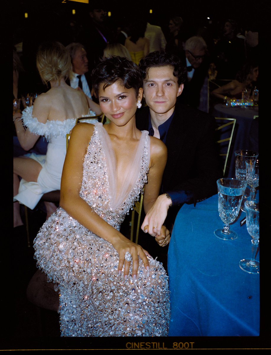 Complex's tweet photo. Tom Holland and Zendaya at the Emmys ❤️ https://t.co/lHzoZCV7XE