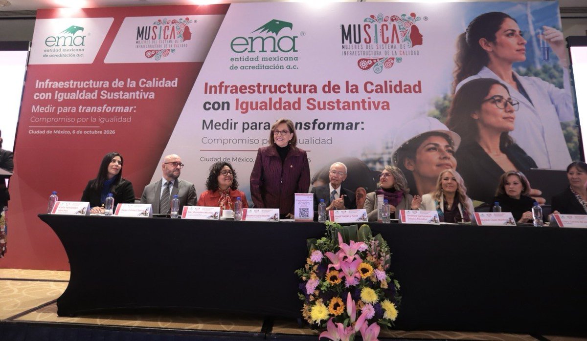 MaluMicher's tweet photo. La igualdad sustantiva también se construye con información que nos permita identificar dónde están las mujeres, en qué condiciones participan y cuántas llegan a los espacios de decisión.

Por eso son tan importantes proyectos como “Medir para Transformar”, impulsado por @ema_ac y @mujeres_snic, que busca identificar las brechas y convertir los datos en acciones que abran oportunidades y fortalezcan las autonomías de las mujeres.

No basta con estar presentes, queremos participar, decidir, dirigir y desarrollarnos en igualdad de condiciones.