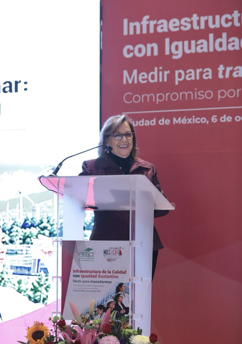 MaluMicher's tweet photo. La igualdad sustantiva también se construye con información que nos permita identificar dónde están las mujeres, en qué condiciones participan y cuántas llegan a los espacios de decisión.

Por eso son tan importantes proyectos como “Medir para Transformar”, impulsado por @ema_ac y @mujeres_snic, que busca identificar las brechas y convertir los datos en acciones que abran oportunidades y fortalezcan las autonomías de las mujeres.

No basta con estar presentes, queremos participar, decidir, dirigir y desarrollarnos en igualdad de condiciones.