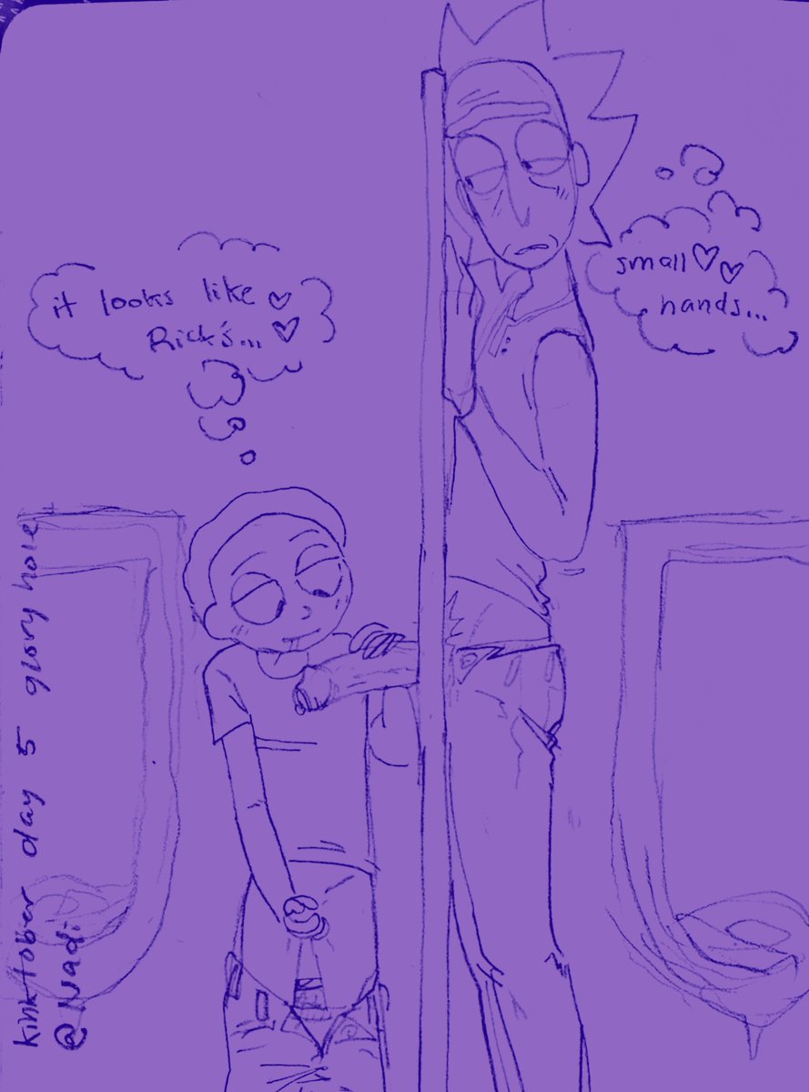 ricksmoocher's tweet photo. Kinktober day 5 glory hole with Ted and Morty #rickorty idk what the scenario here is I just like Ted :3 https://t.co/VF1DXwSc5u