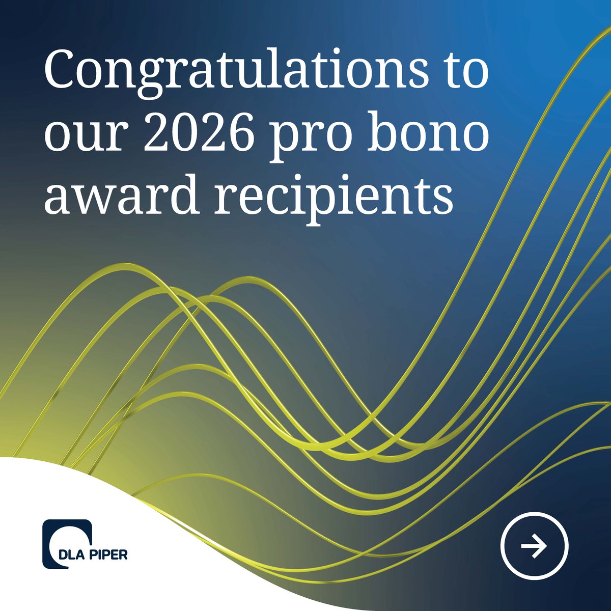 DLA_Piper's tweet photo. DLA Piper is proud to recognize the recipients of our 2026 Americas Pro Bono Awards.

This year's honorees have worked to expand access to justice for individuals and families, support immigrants and asylum seekers, and advocate for vulnerable children. Their work has also focused on environmental and sustainability initiatives, strengthening nonprofit organizations, protecting wildlife conservation efforts, and helping communities access critical public benefits.

DLA Piper is also pleased to present its inaugural Pro Bono Lifetime Achievement Award to Of Counsel Kenneth Schmetterer. Throughout his career, Ken has dedicated substantial time to matters involving prisoners' rights, reentry, youth defense, clemency, civil rights, and education equality. His commitment to service, mentorship, and access to justice has created lasting impact.

Please join us in congratulating this year’s award recipients. Learn more about our pro bono work: https://t.co/h7Wfl0WLHT
