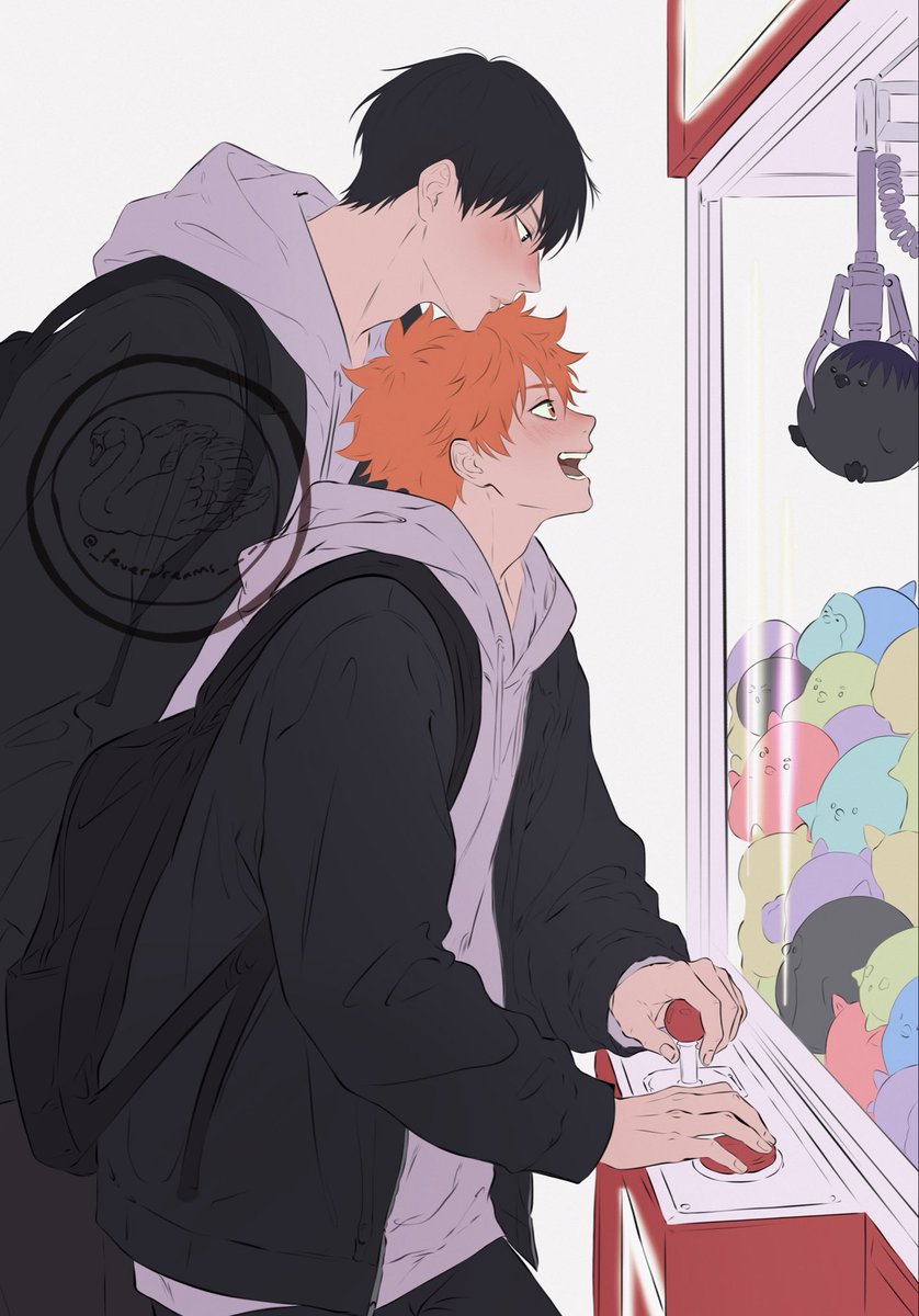 _feverdreams___'s tweet photo. date night got competitive👾🕹️

#影日 #Kagehina #kghn #Haikyuu https://t.co/mNQvyQqPc3