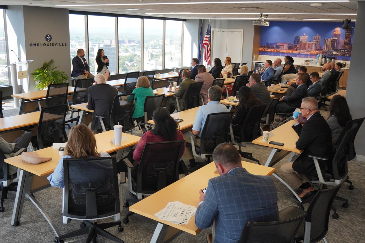 FreeEnterprise's tweet photo. What does free enterprise look like in Louisville, KY?

Business and community leaders joined the #FreeEnterpriseExpress, @One_Louisville & @KyChamber to share how entrepreneurship, investment, and innovation are creating opportunities across Kentucky.

Learn more: https://t.co/AC0NuKWchw
