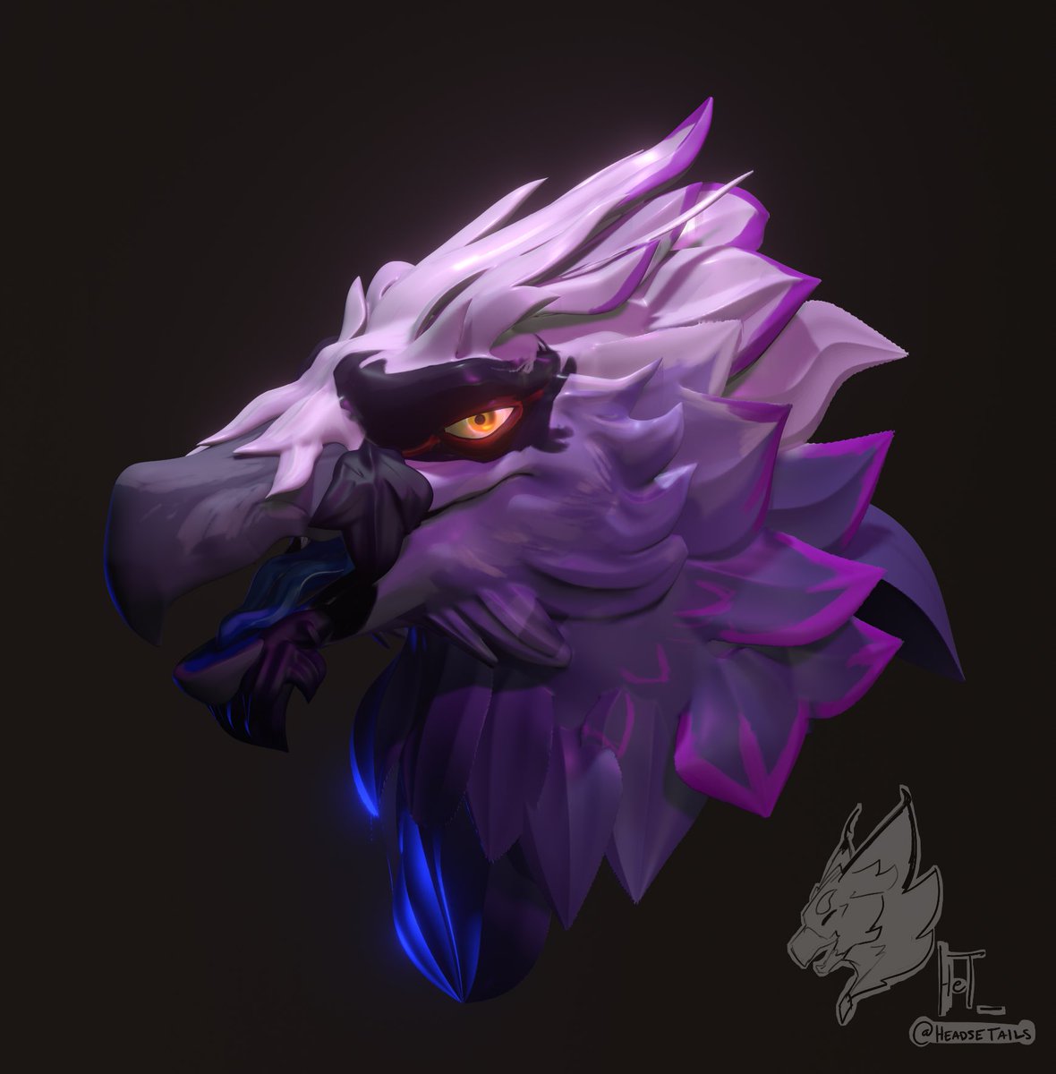 HeadsETails's tweet photo. Another 3D sculpt! https://t.co/RCZ22DuN7a