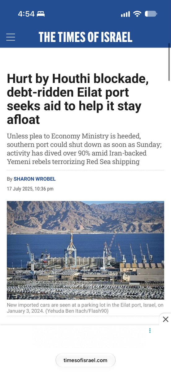 Partisangirl's tweet photo. Saudi is attacking the Houthis to protect Israel.

The Houthis cut off Israel’s ilyat port by shutting down Bab Al Mandeb water way (Basically Yemen’s Hormuz). This occurred multiple times during the genocide in Gaza.

This upset Saudi Arabia because they had contracts for “the Neom” project that would connect up to Israel’s ilyat once the Abraham accords went through. They had to scrap it.

Back in 1973 when Saudi Arabia wasn’t run by Zionists they cut off the oil by their own choice.

The US back Israel and Saudi Arabia against the the Houthis and listed them as a terrorist organisation.

Houthis also fired ballistic missiles at Israel during the genocide of Gaza while Saudi shot them down.

Since you don’t know the real reason you must acknowledge that Geopolitics isn’t your calling in life and take instruction from those who have made it their life for decades.

You should be thanking and supporting the Houthis not posting about why their religion should not rule like you did with the resistance axis in Syria.

You have to decide whether you support resistance or Saudi Arabia’s begging for a two state solution and Abraham accords policy. Don’t live in ignorance about which side represents what.