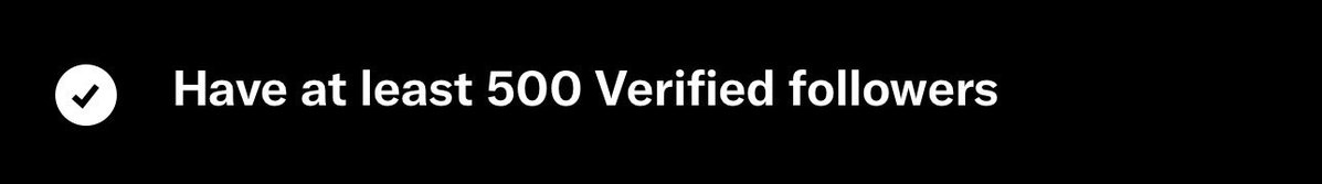 RobinWBH's tweet photo. I did it 500 verified followers in 6 Days 🥳 https://t.co/JnVB31MDB0