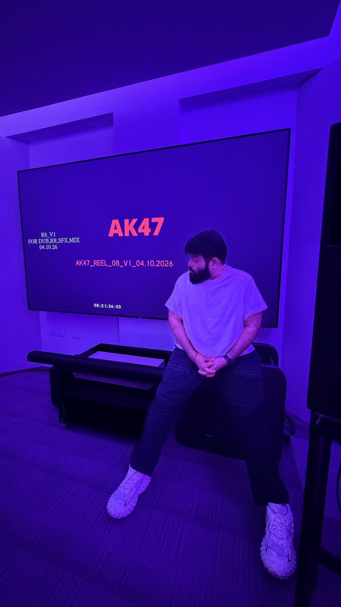 MusicThaman's tweet photo. AK-47 🧸 🔥🔥🔥🔥🔥🔥🏆🏆🏆❤️‍🔥❤️‍🔥❤️‍🔥

🗯️ - 10 - 2026 💪🏾

Venky Sir Trivik Sir it’s a SIXER SIR 🏆 https://t.co/xdxZlXoUdg