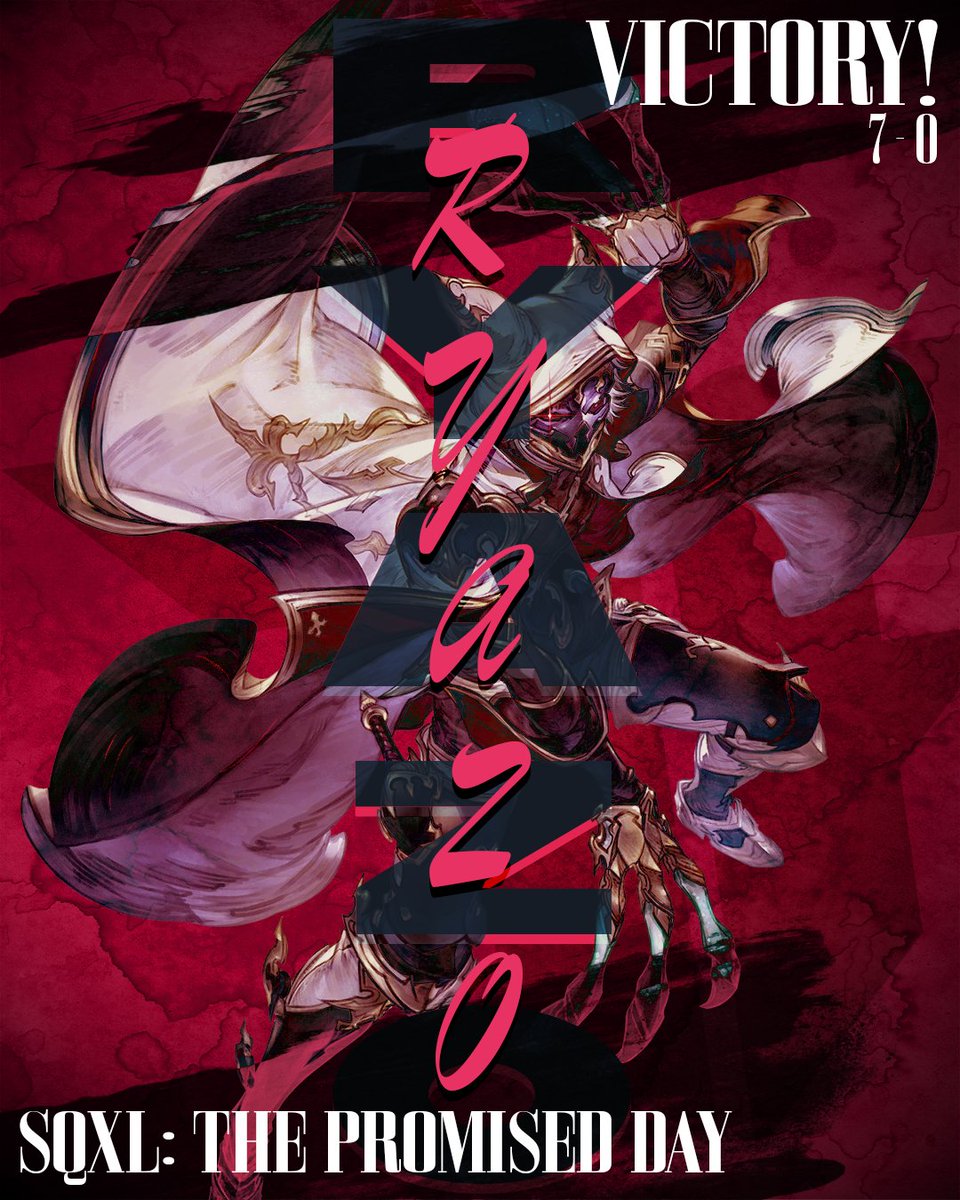 TeamFactor's tweet photo. Also, HUGE congrats to @RyazoGt for clawing his way to the top for GBVSR at SQXL this weekend!

And thanks to @ScarahFGC for this wicked poster! https://t.co/iqHp5VvcOK