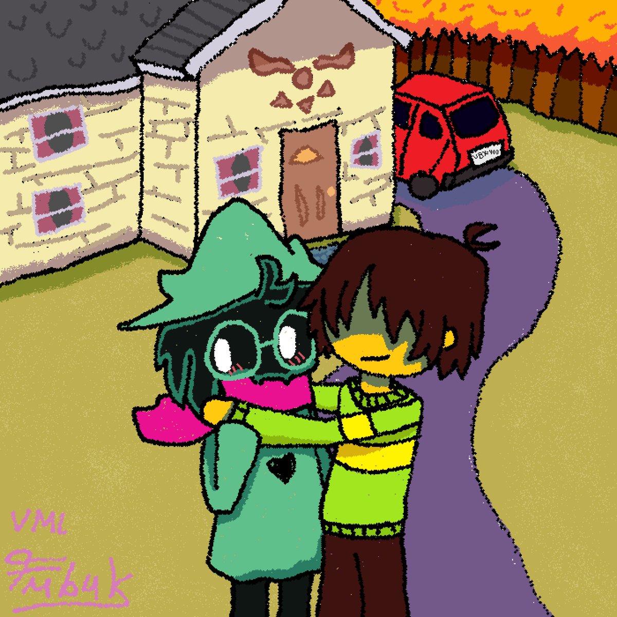 vml_of's tweet photo. my first art! >.< 
DAY 6: Lightworld 
#kralsei #kralseitober2026 #kralseitober #ralsei #kris #deltarune https://t.co/ufXB7xq4Gf