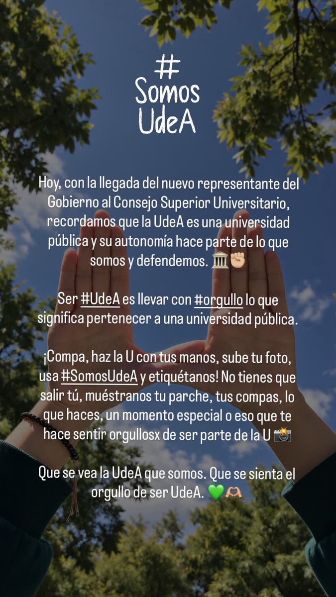 Mely1617's tweet photo. #SomosUdeA https://t.co/8PDCx3qLUP