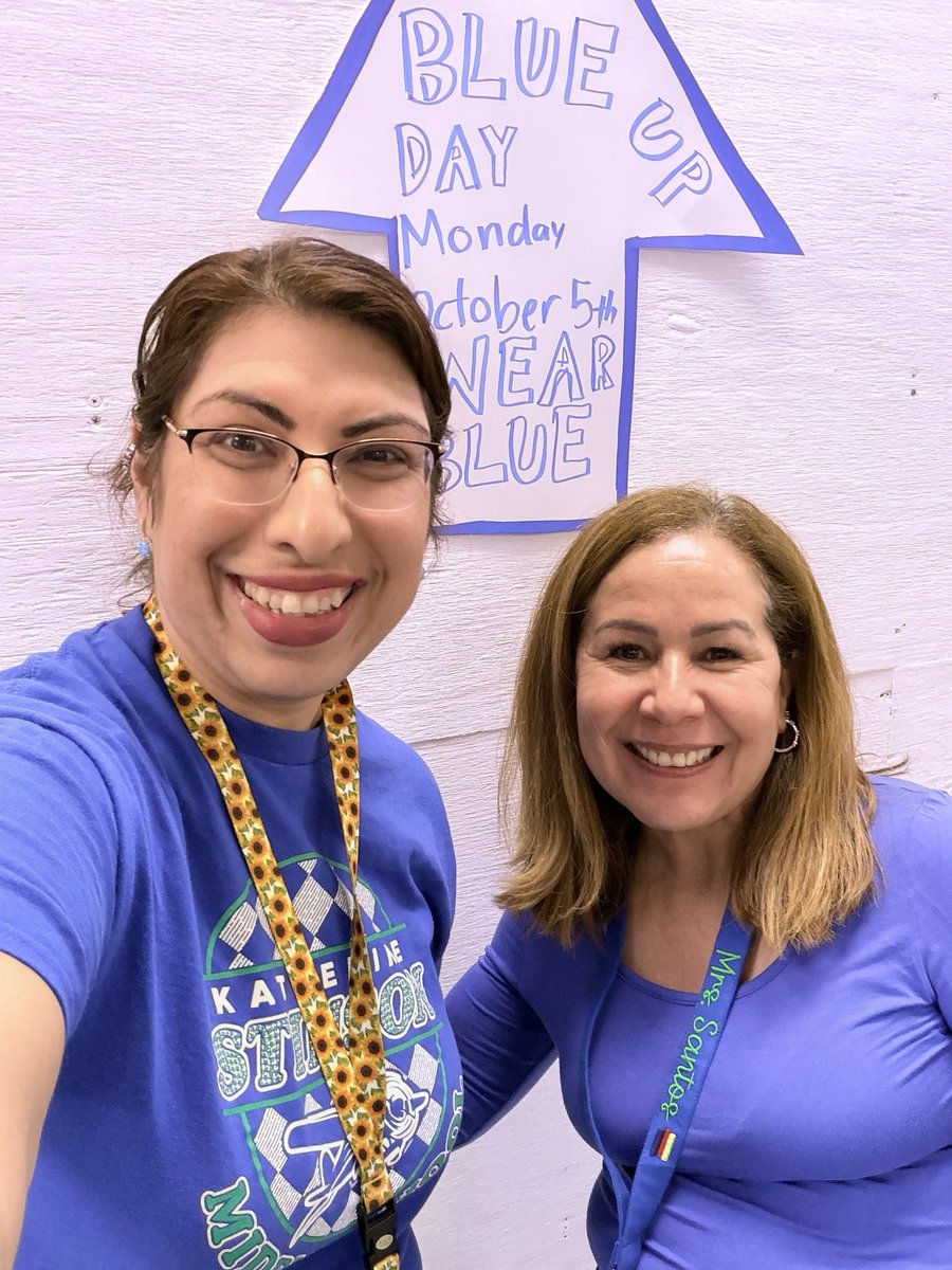 ViridianaE83's tweet photo. Wearing blue for World 🌎 Bullying Prevention Day!!! 💙 🩵 #BlueUp #BlueShirtDay #BeKind #SkyhawkPride #SkyhawkLane https://t.co/UUuO6lFPAJ