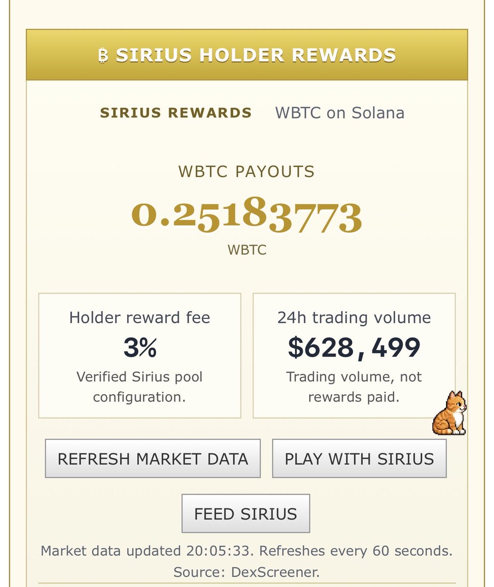 firstreplycat's tweet photo. 20 hours in, 0.25 BTC paid to HODLERS.

This is $Sirius. https://t.co/BjF2Hp4kqL