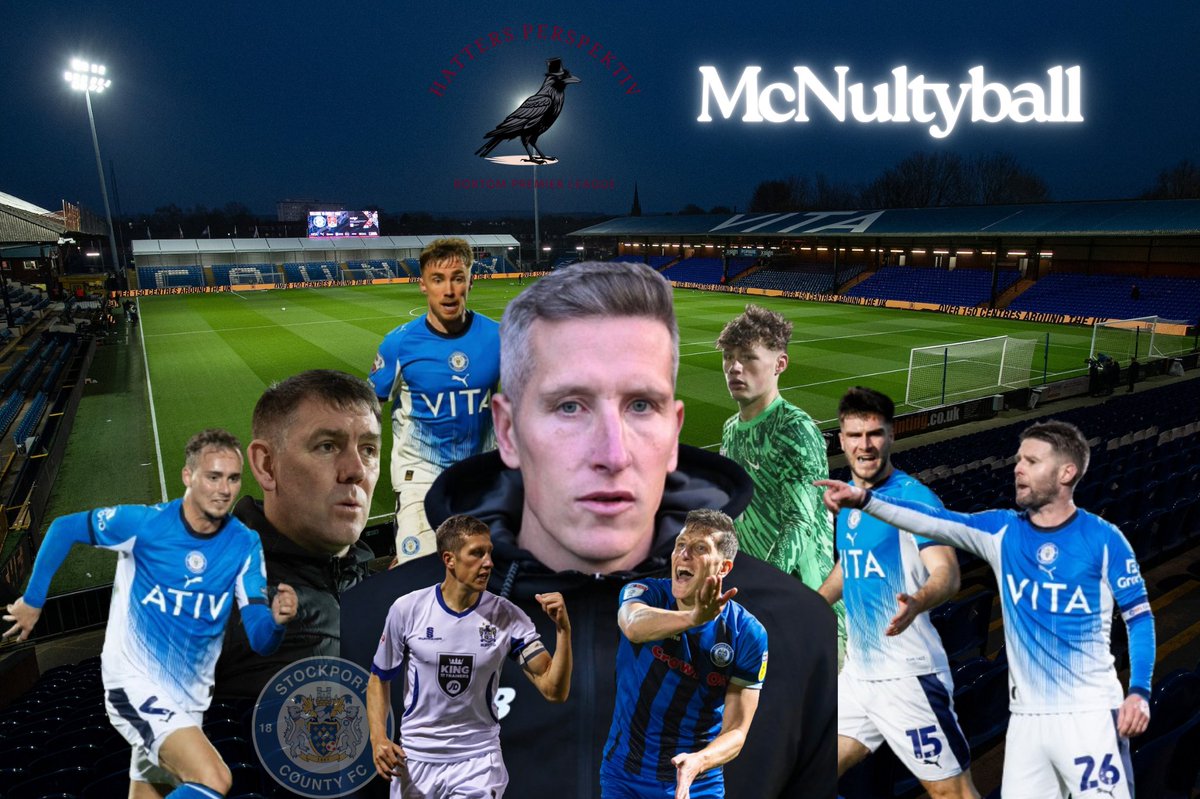 thejoelgoldman's tweet photo. LÅNGLÄSNING 🚨

Vad är egentligen McNultyball?

Jag har gått igenom över 100 sidor data för att förstå vad McNulty håller på att bygga i Stockport.

För dig som älskar Football Manager eller revolutionerande spelstilar rekommenderar jag starkt att läsa min analys.

Läs här: ⬇️ https://t.co/ihWl5AEe09