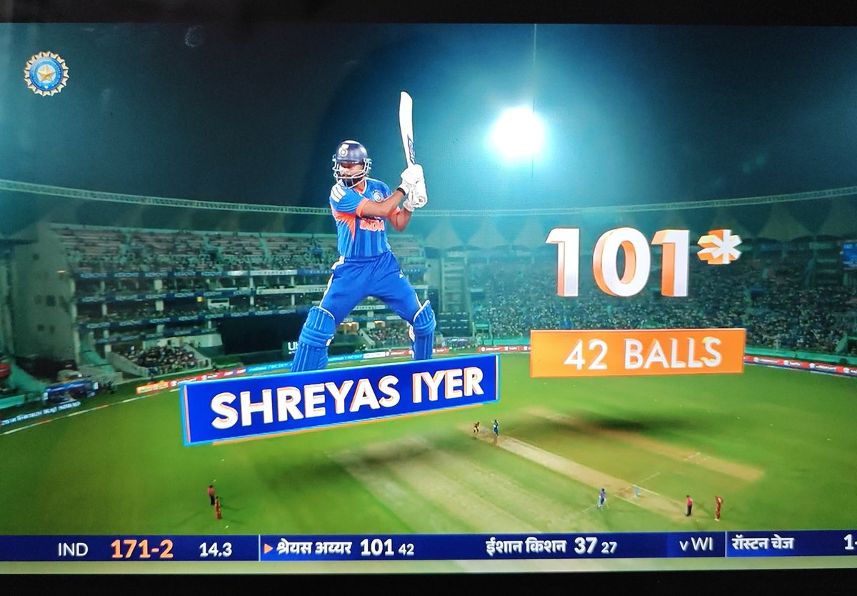 VASUPRIYA4344's tweet photo. Congratulations Team India 🇮🇳 
A big applause for Captain Shreyas Iyer ✨

#INDvsWI #shreyasiyer #india #win #victory https://t.co/j5PBowc8un