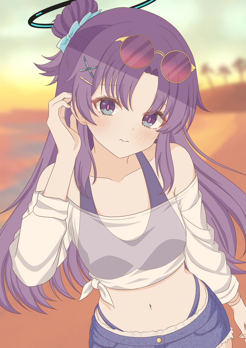 Mochiusa_cocoa's tweet photo. 水着ユウカちゃん💜 https://t.co/EL0S67PgPZ