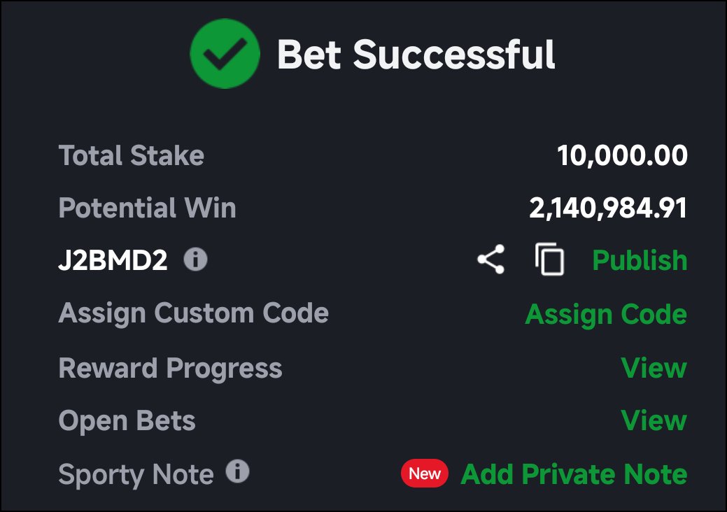 OdenwaBTC's tweet photo. 170 Odds to Boom 💥💥 
We must Boom this longshot till weekend 

I pity who no see this Game https://t.co/fEsZitTHUy
