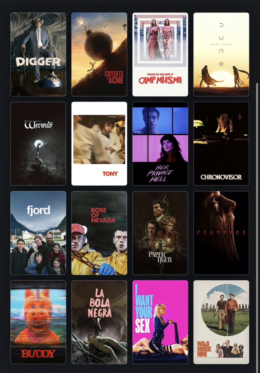 Keegan59992745's tweet photo. Top 16 of the year and 16 films I’m excited to watch at some point https://t.co/epG35Q3AP3