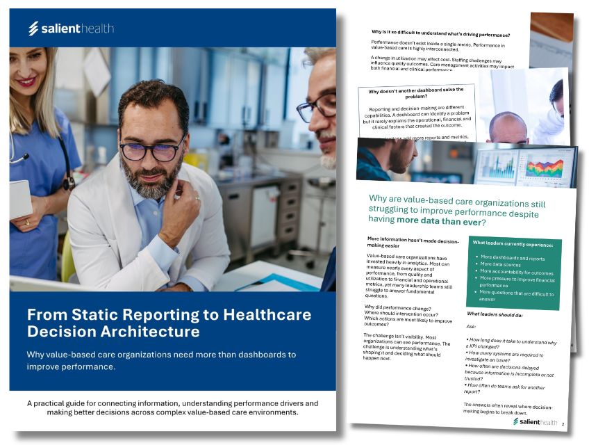 SalientHC's tweet photo. Your dashboard shows what changed. Find out why and where to act. Get the guide:
https://t.co/RIrMQ3QKqq
#ValueBasedCare #DecisionIntelligence #HealthcareAnalytics https://t.co/7UPqZGi0gm