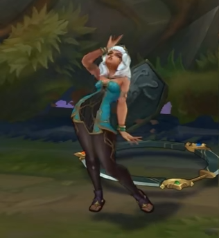 Echo166923's tweet photo. Just when everyone thought Qiyana was getting a Legendary since the rest of her bandmates already have one,Riot gives it to Akali instead.Lmao.Riot really just gave Qiqi an Epic skin and then slapped a 3-way shared splash art right in our faces.Haha,classic Riot. https://t.co/0XJnAt8d4s
