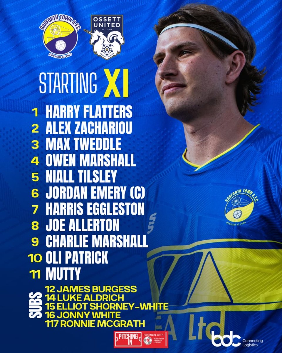 TheGarforthTown's tweet photo. Your Garforth Town side for tonight’s clash against Ossett United 💙

#GTAFC #OssettUnited #nonleague https://t.co/jQMC9imXOD