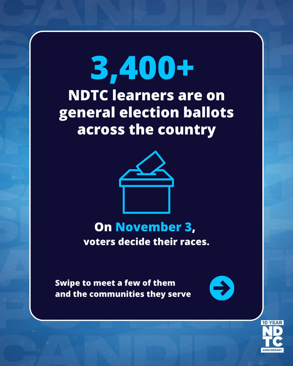 TrainDems's tweet photo. Four Tuesdays left, and the last one is the one that counts. 3,400+ learners are running this November.
Check your early voting dates, circle November 3, and get trained to help: https://t.co/NJjswOlCfU
#NDTC #TrainDems #BuildTheBench #Midterms2026 #GOTV #GetOutTheVote https://t.co/cabQAyaq4V