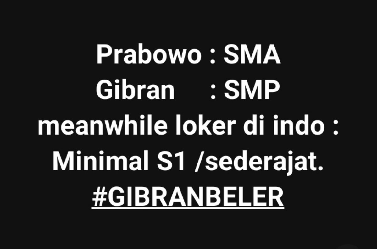awiyanto65's tweet photo. Kalian diem aj wahai manusia "MAHA" SISWA ....wapres kita lulusan smp ???....@BemsiOfficial cc @DPR_RI
#lulusansmp https://t.co/H0ywTGdQsI