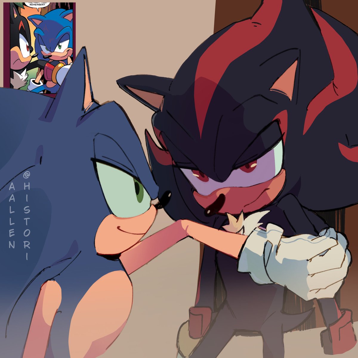 HistoriaAllen's tweet photo. Swap au redraws from some comic panels 😋 https://t.co/EHXv9Ab8sm