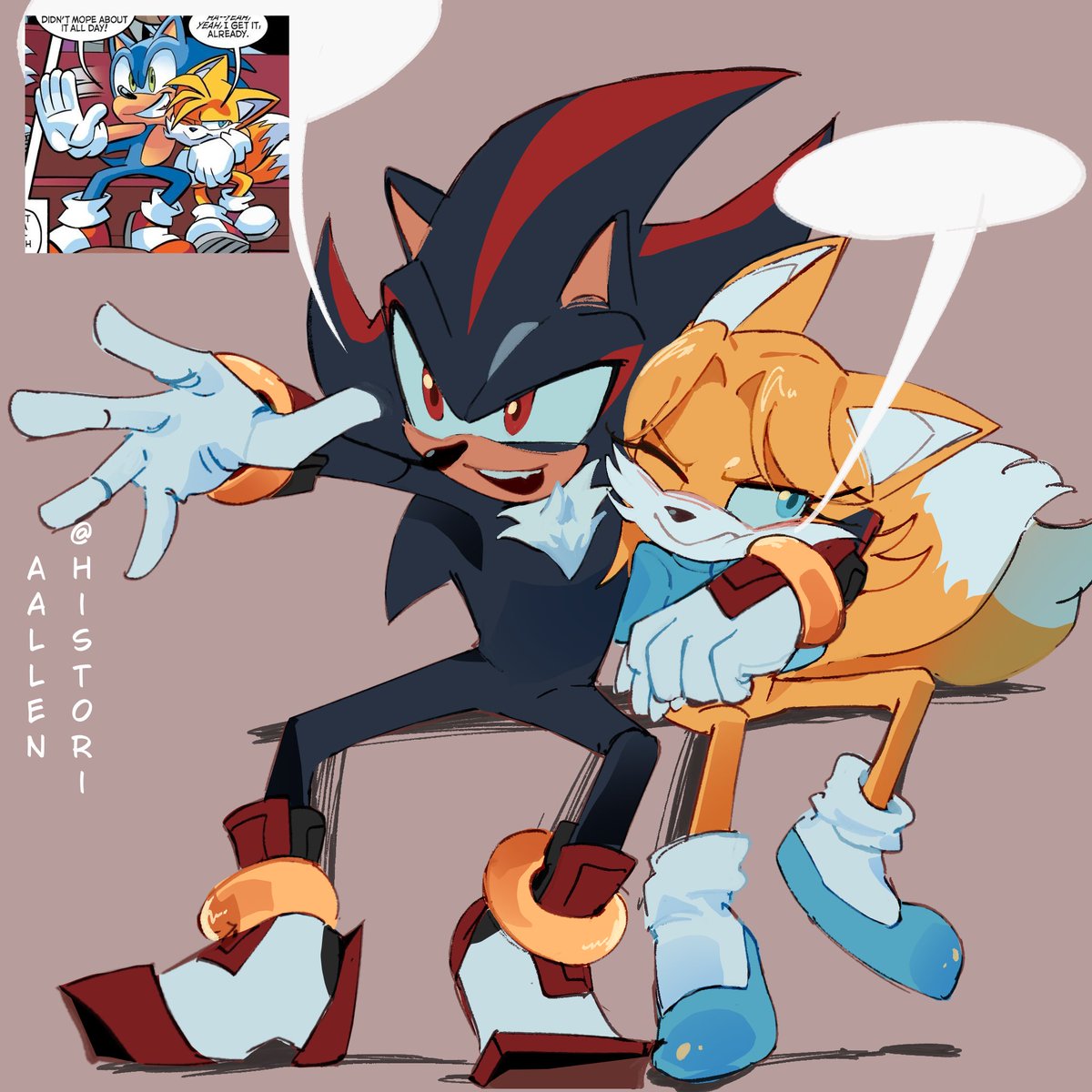 HistoriaAllen's tweet photo. Swap au redraws from some comic panels 😋 https://t.co/EHXv9Ab8sm