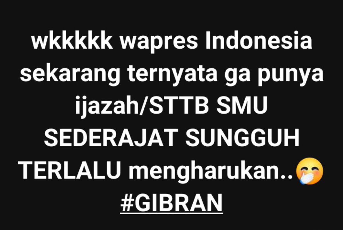 awiyanto65's tweet photo. Kalian diem aj wahai manusia "MAHA" SISWA ....wapres kita lulusan smp ???....@BemsiOfficial cc @DPR_RI
#lulusansmp https://t.co/H0ywTGdQsI