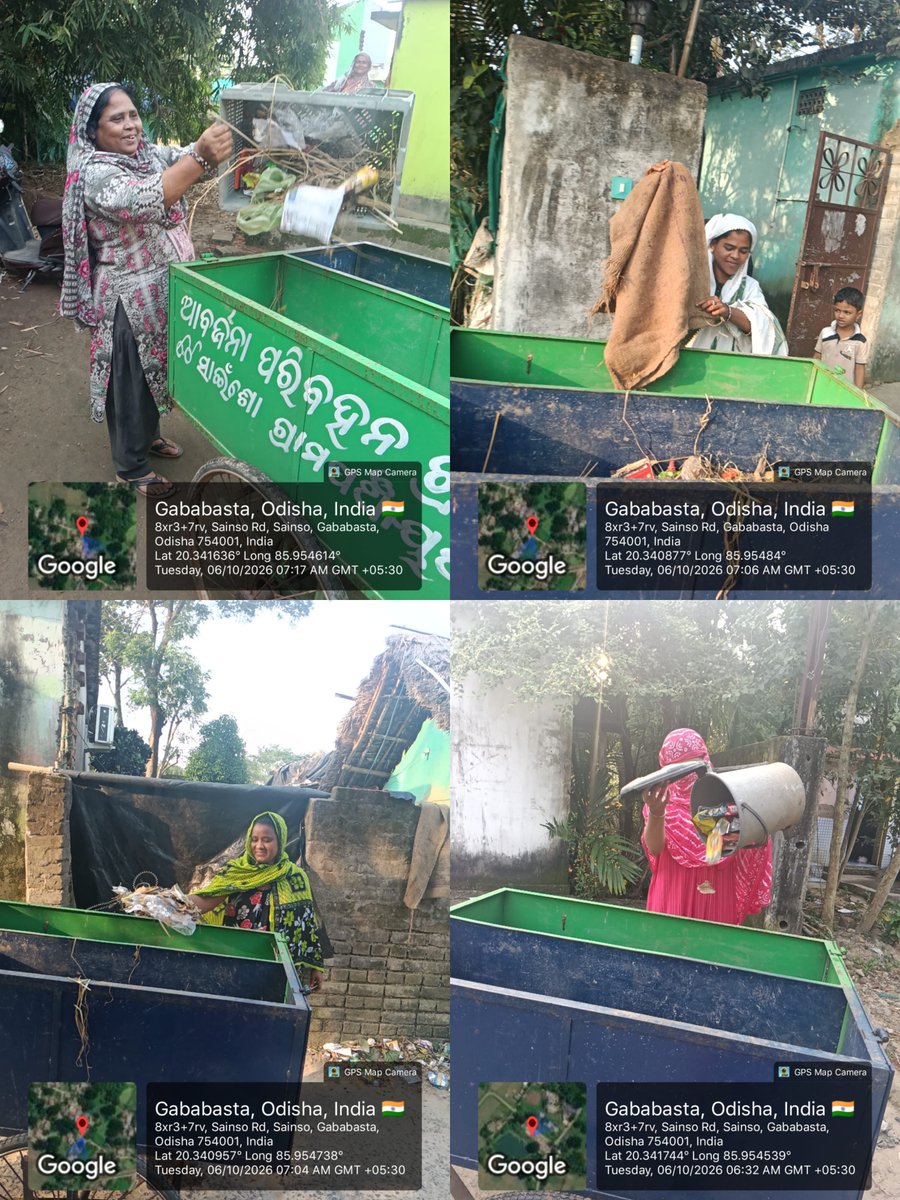 ZP_Cuttack's tweet photo. On accentuating the value #SWM towards Sustainable & Eco-friendly environment, the #Door2Door waste collection #ODFPlus #SBM-G was carried out in different villages,Baranga by #SanitationWorkers for Cleaner Greener and Healthier #Katakaπ±π¦π
@PRDeptOdisha @SwachhBharat @KatakaDM https://t.co/I6o4gllXGD