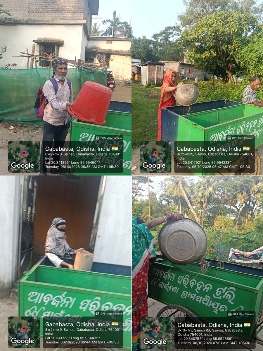 ZP_Cuttack's tweet photo. On accentuating the value #SWM towards Sustainable & Eco-friendly environment, the #Door2Door waste collection #ODFPlus #SBM-G was carried out in different villages,Baranga by #SanitationWorkers for Cleaner Greener and Healthier #Katakaπ±π¦π
@PRDeptOdisha @SwachhBharat @KatakaDM https://t.co/I6o4gllXGD