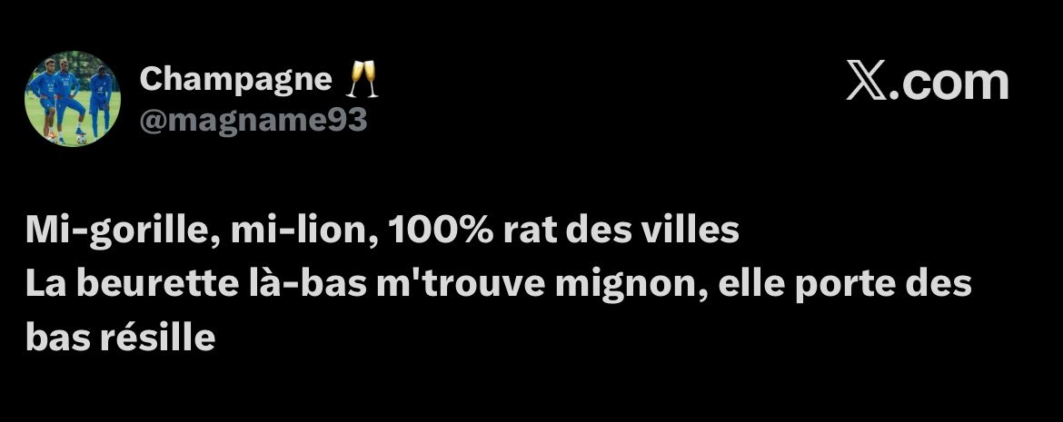 Chicharito21278's tweet photo. Continuez à le faire monter dans les spaces PSG cette grosse merde raciste… des grands « frérot » mais bcp d’entre vous vous êtes des ptites sal*pes au fond ! @magname93 espèce de petite merde !! https://t.co/RibOc6N9re