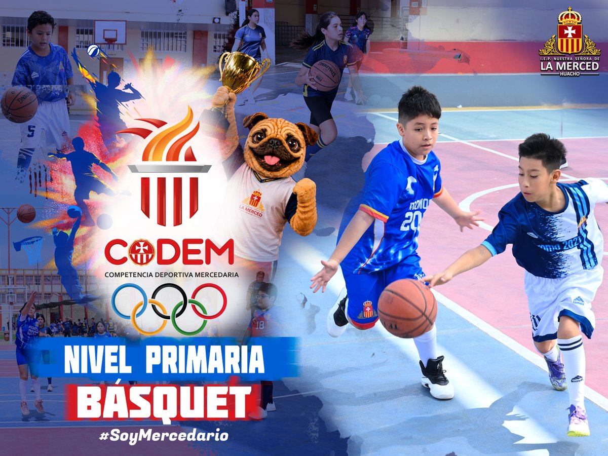 MercedHuacho's tweet photo. CODEM BÁSQUET – NIVEL PRIMARIA
Nuestros estudiantes de primaria disfrutaron de una jornada deportiva llena de entusiasmo, compañerismo y sana competencia en la CODEM. Cada encuentro permitió demostrar sus habilidades, disciplina y dedicación. https://t.co/Sg74AGsQOM