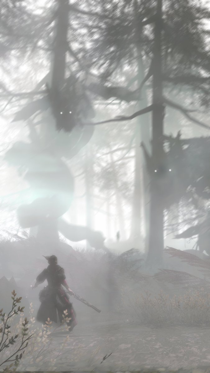 CEOofbigidiot's tweet photo. there's something in the fog... 

#gpose | #gposers | #ffxivsnaps https://t.co/yfbpid9j5p