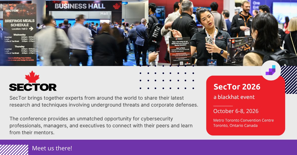 cansulta's tweet photo. Cyber threats have moved beyond the inbox. 📱🚨 

Verizon’s 2026 DBIR: mobile social-engineering attacks succeed 40% more often than traditional email phishing.

We’re at @BlackHatEvents #SecTor2026 in Toronto. 

Attending? Let’s meet: https://t.co/kyo4f1tG29 https://t.co/onUFdxk9BT
