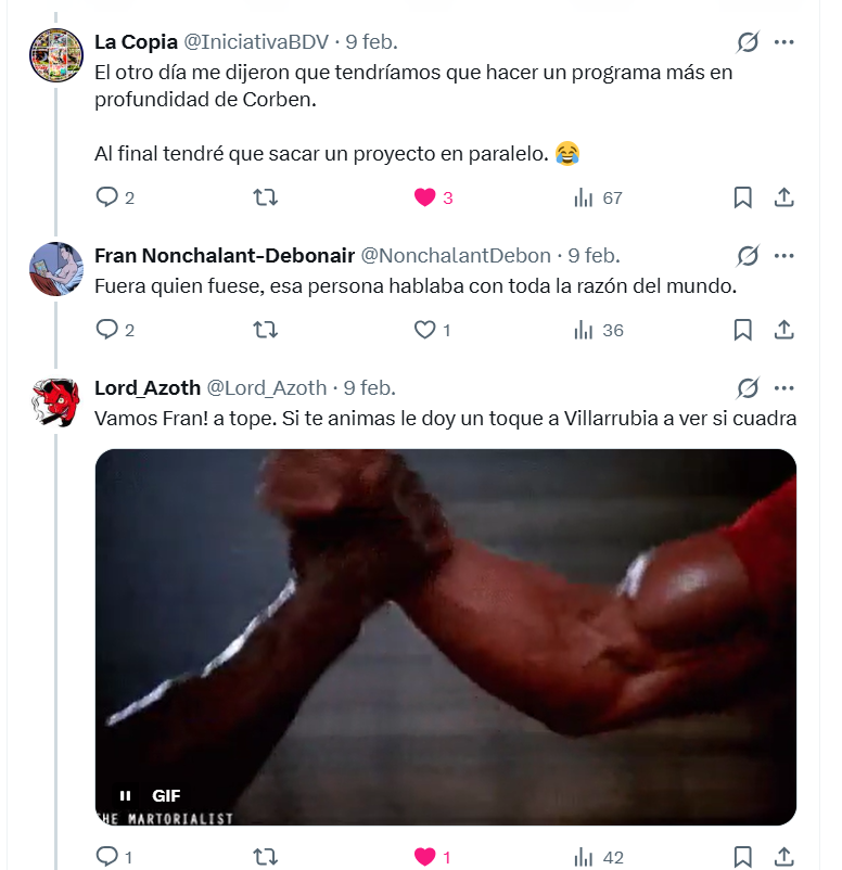 NonchalantDebon's tweet photo. Cómo empezó:
@TUCHpodcast @OskarMRius @ArzaJagoba @IniciativaBDV @Lord_Azoth https://t.co/LJbn1XkqVH