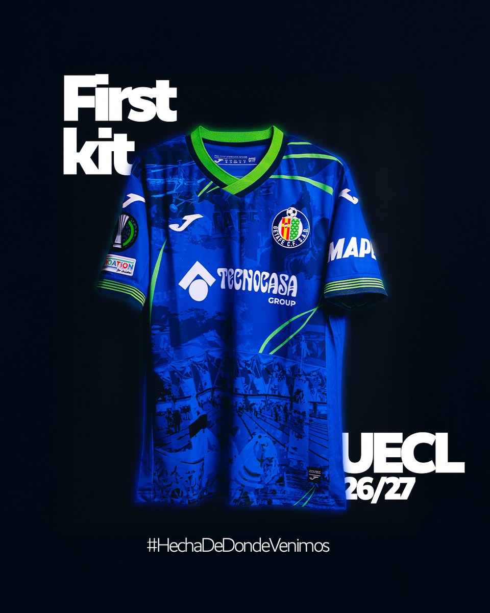 GetafeCF's tweet photo. 🇪🇺 La 𝐀𝐙𝐔𝐋𝐎𝐍𝐀 para surcar 𝐄𝐔𝐑𝐎𝐏𝐀 💚💙

📍 Para enseñar lo que es 𝐆𝐄𝐓𝐀𝐅𝐄, para defender lo 𝐍𝐔𝐄𝐒𝐓𝐑𝐎 🔥

#HechaDeDondeVenimos https://t.co/NTyRfn5V88