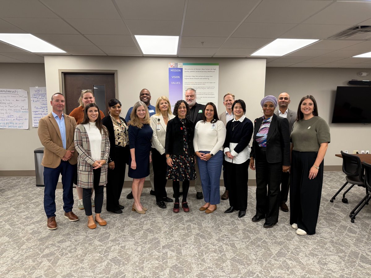 nhcwny's tweet photo. Health centers across WNY came together to collaborate on advocating for the health of WNYers!
Thank you to @CHCANYS for facilitating the session at our Mattina location and @EvergreenHS @JRCHCBuffaloNY @chcbuffalo Universal Primary Care & The Chautauqua Center
#valuechcs https://t.co/48dlWlagEC
