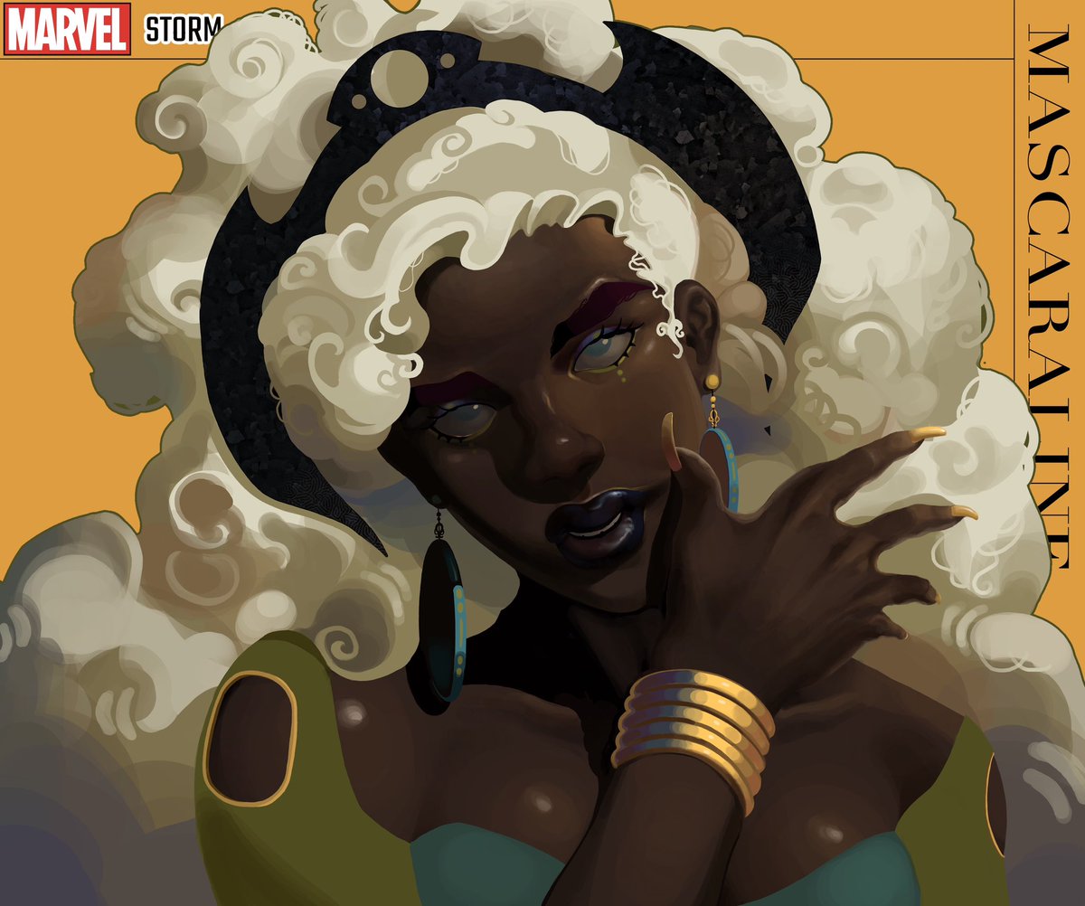 mascaraline's tweet photo. Storm ⛈️ ⛈️ #xmen https://t.co/GPuhCMqI0U