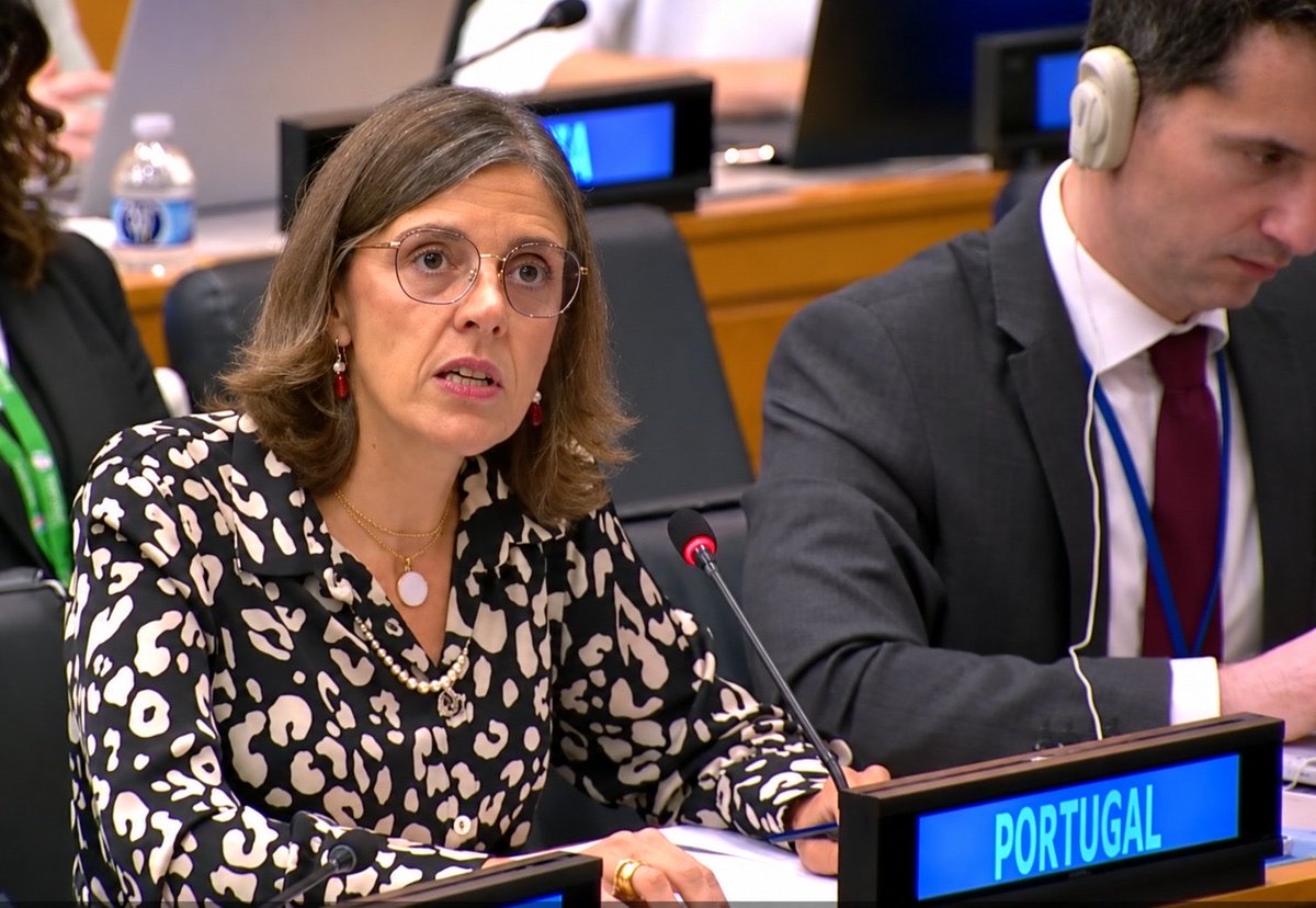 Portugal_UN's tweet photo. At #UNGA81 2C Debate Portugal presented its priorities: cooperation, resilience and partnerships. We will take an active role co-facilitating South-South Cooperation with 🇲🇦 and Disaster Risk Reduction with 🇵🇪 and are ready to work with all to translate commitments into action. https://t.co/6EZpuMDpEC