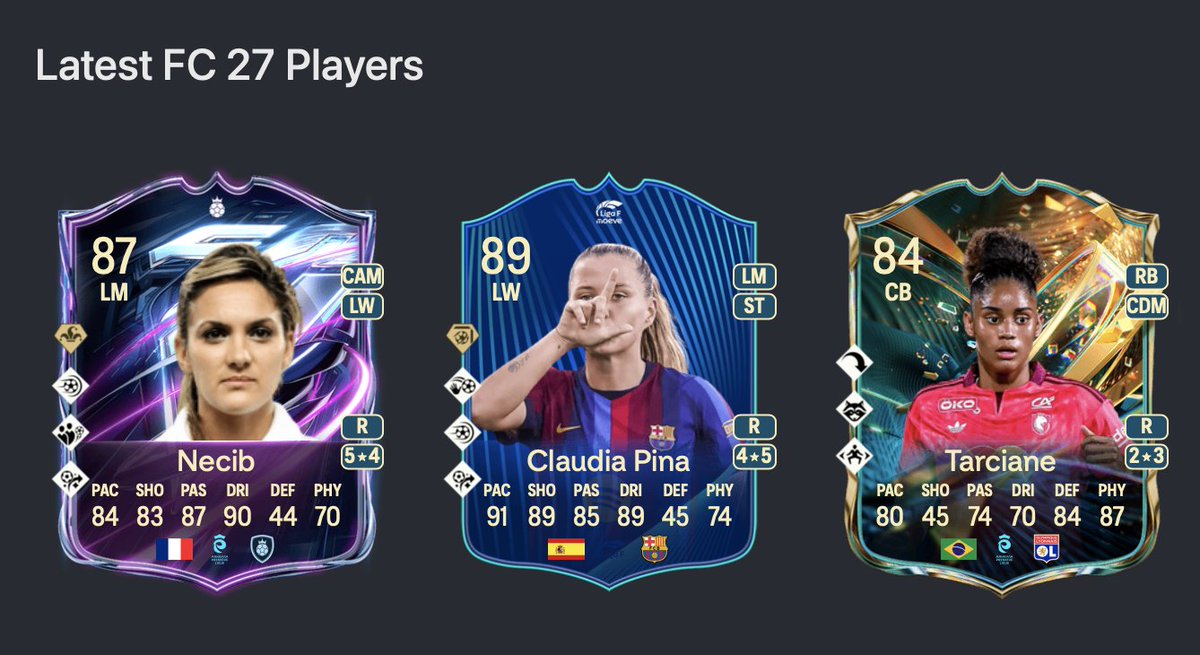 FIFPlay's tweet photo. Latest 🤠 #fc27 #potm
https://t.co/LMoRWmBAru https://t.co/k4xEK8cBte