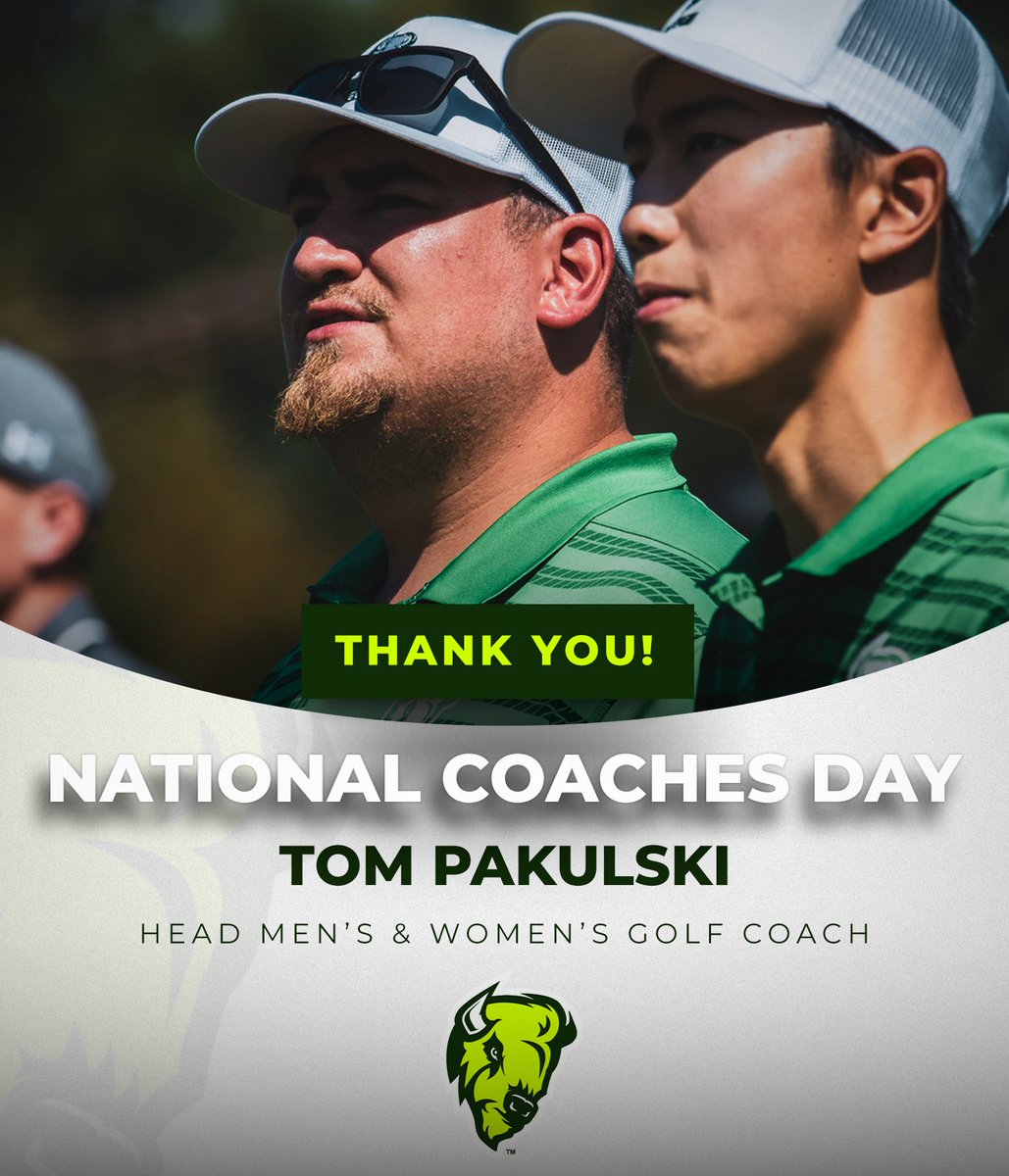 ppugolf's tweet photo. Thank you, Coach Pakulski, for all you do! Happy National Coaches Day!

#GoPioneers https://t.co/0EOjT6rOKM
