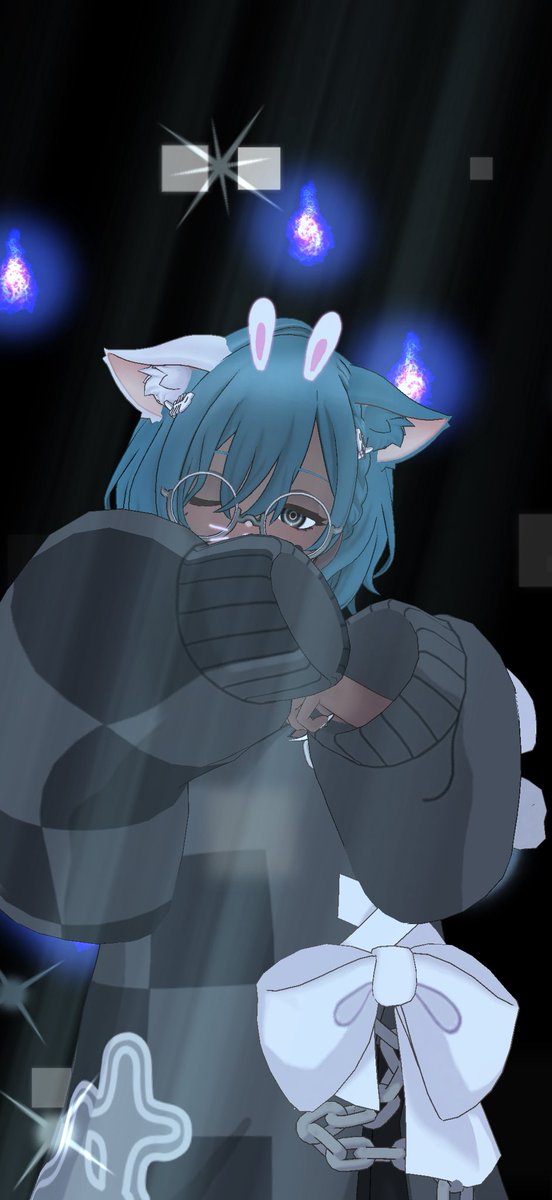 __necology's tweet photo. 今日もうさぎになっちゃった🐰
おやすみ🌙 https://t.co/dqlHHMYu7X