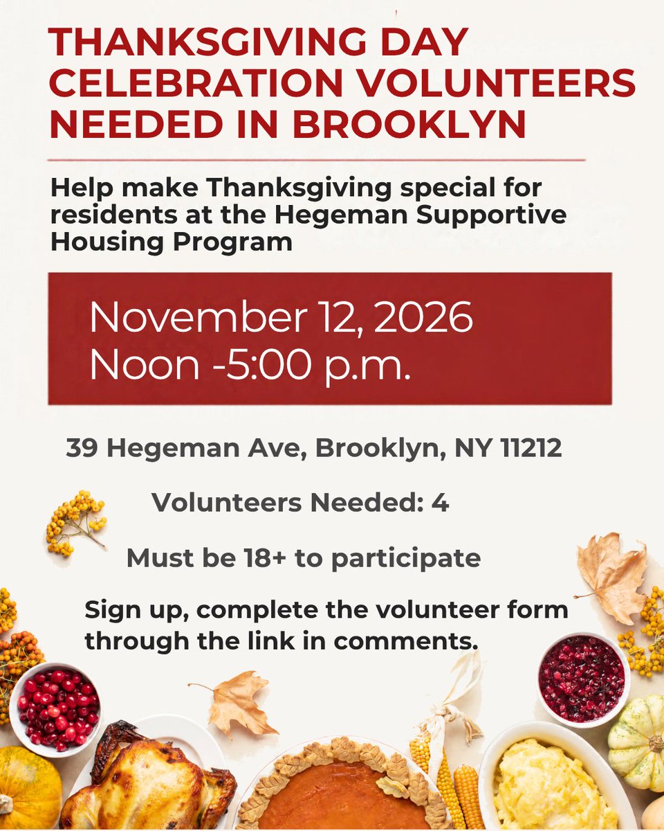 CUCSnyc's tweet photo. Volunteer with CUCS this season! 
From Veterans Day through the holidays, there are plenty of opportunities to lend a hand and help make the season special for residents.
Find a location that works for you. Learn more and sign up here: https://t.co/4eF0SMwcnQ https://t.co/MI7bvqErKO