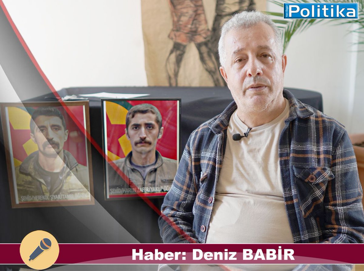 y_ozgurpolitika's tweet photo. 📌Bir halkın mücadelesine katıldılar

◾️Üç kardeşi gerillaya katılan Geverli Necdet Öğmen, iki kardeşinin 2024 yılında şehit düştüğünü belirterek, "Bir halkın mücadelesine katıldılar. Hiçbir karşılık beklemediler” dedi.

https://t.co/euDM6b3XMd 

Link: https://t.co/6bFIznWzie https://t.co/F4sWutIIje
