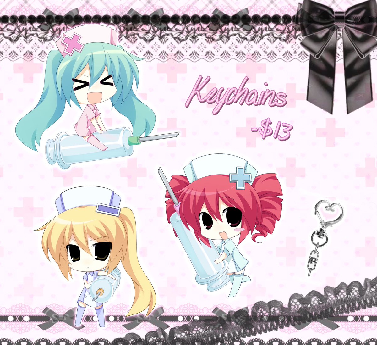 Bonnybel_'s tweet photo. Made nurse triple Baka merch available for purchase here! -> https://t.co/L2E5pxaVjX https://t.co/svACHUnVJZ
